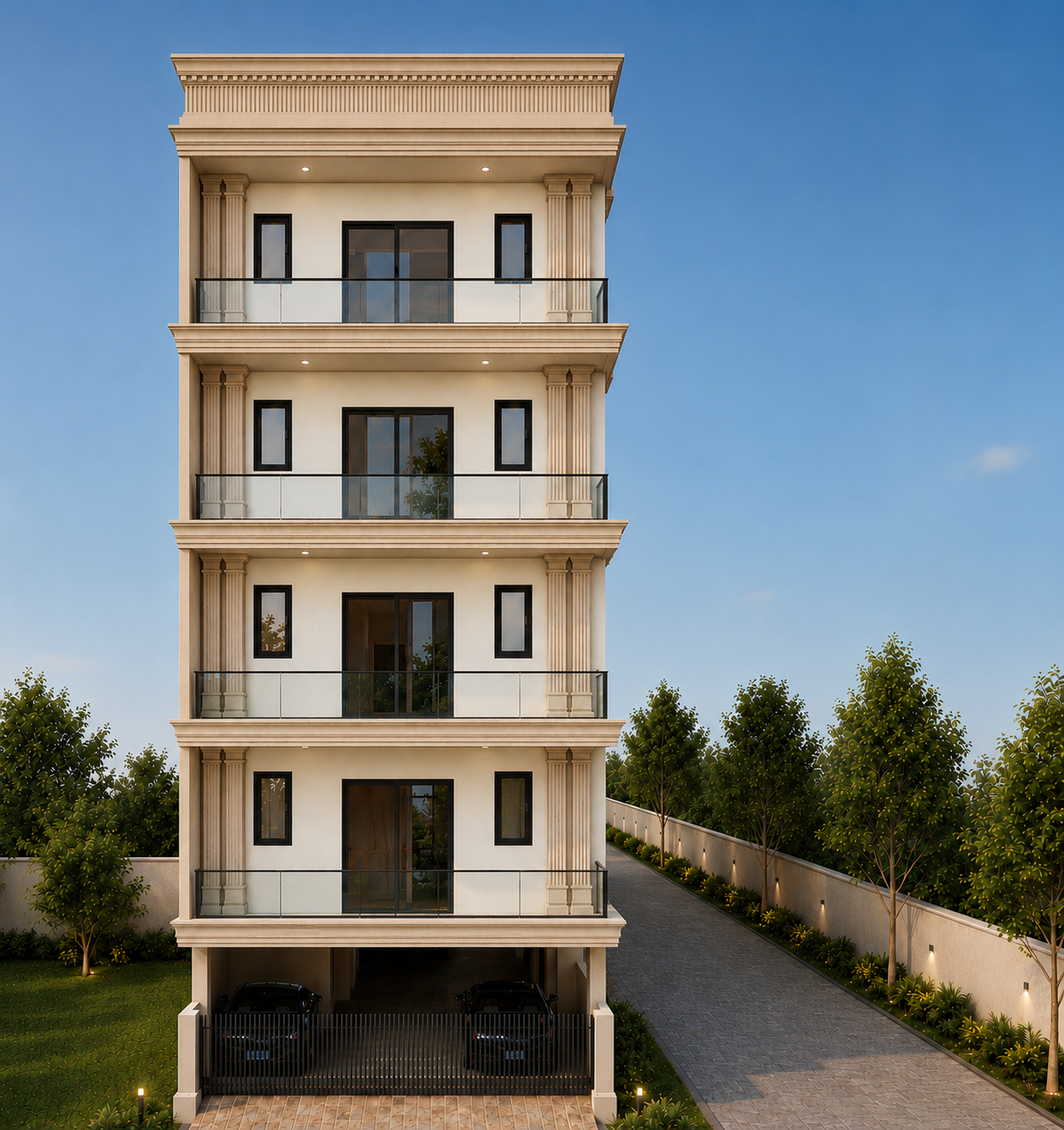 Front elevation of Independent Amaya Floors in Orris Aanandam Ora Sector 93 Gurugram