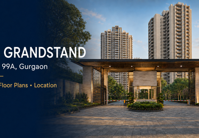 ATS Grandstand Sector 99A Gurgaon entrance and residential towers.